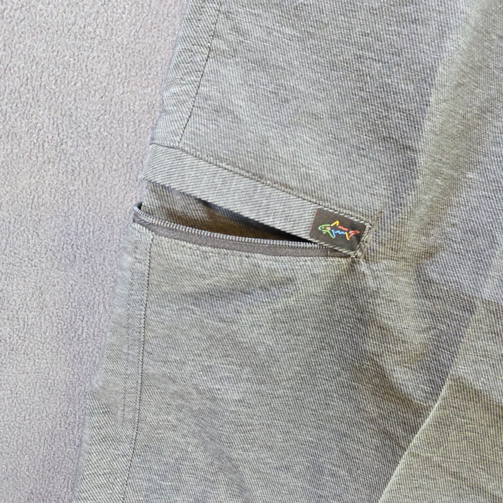 Greg Norman Performance Collection Gray Athletic Shorts - Picture 6 of 13
